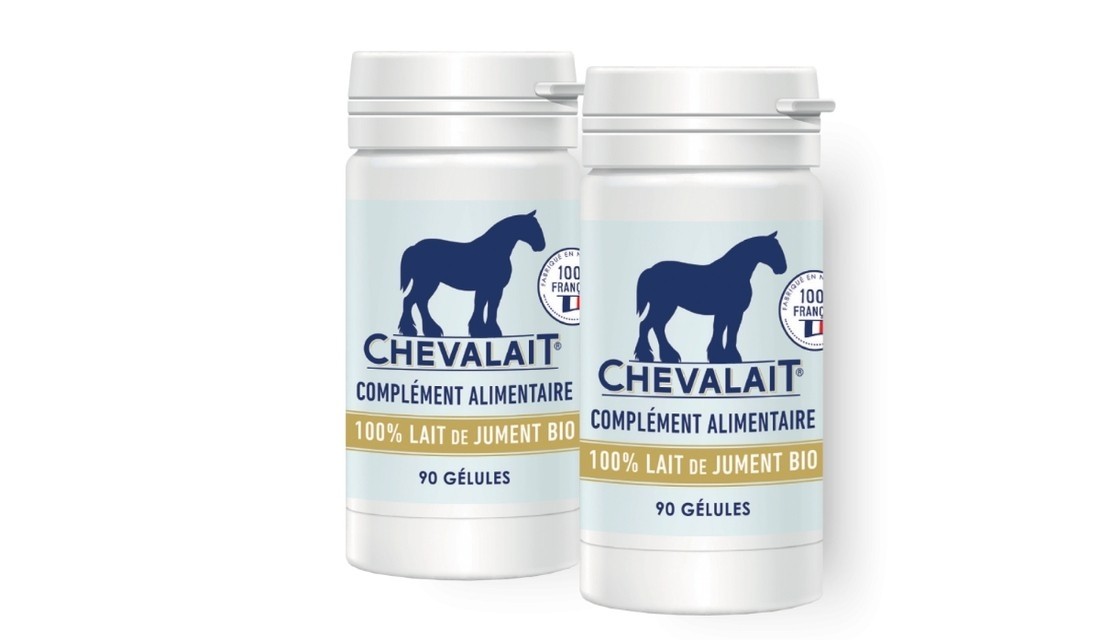 Pachet 2 flacoane Lapte de iapa Chevalait x 90 capsule = 180 capsule