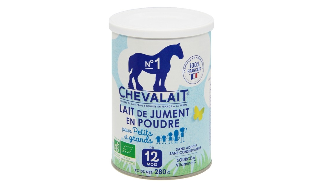 CHEVALAIT® - Lapte de iapă pulbere Bio 280g - RO-ECO-026